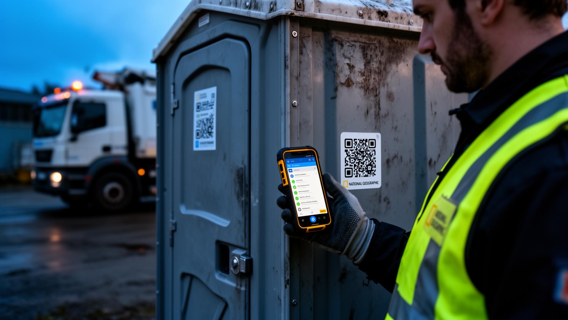 QR scan · driver app